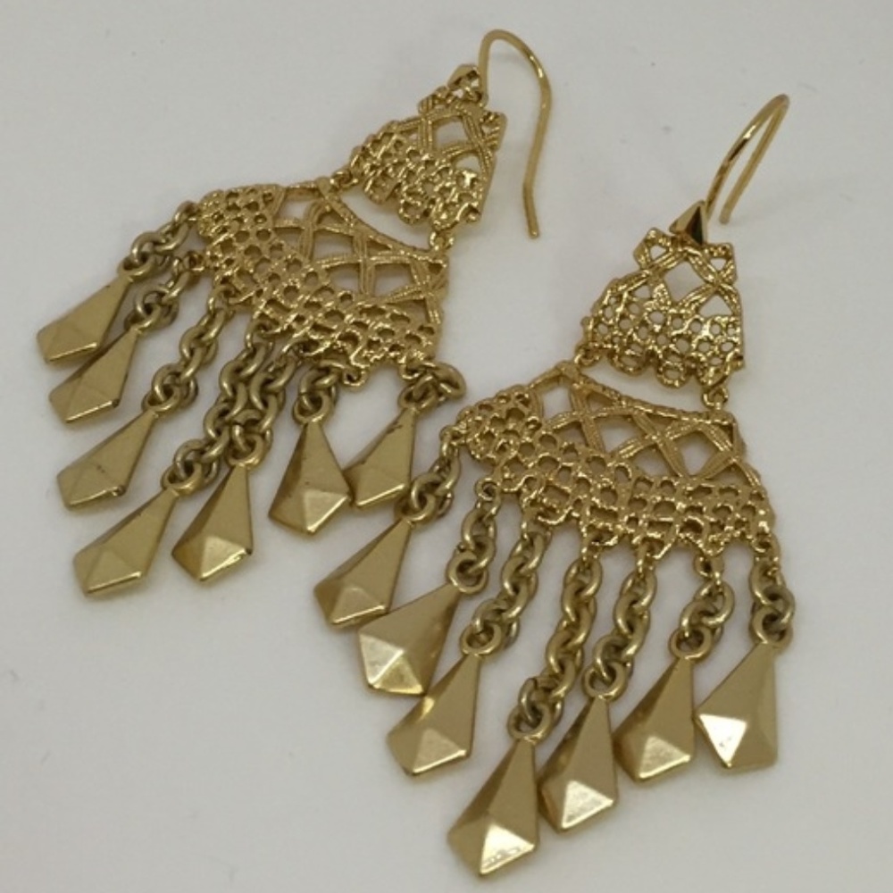 Stella & Dot | Alila Gold Chandelier Earrings